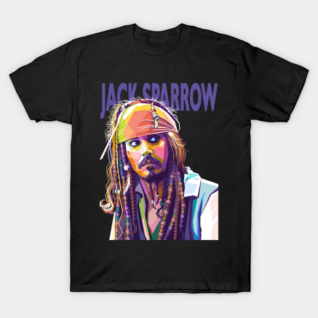 Jack Sparrow T-Shirt by lots of artWork